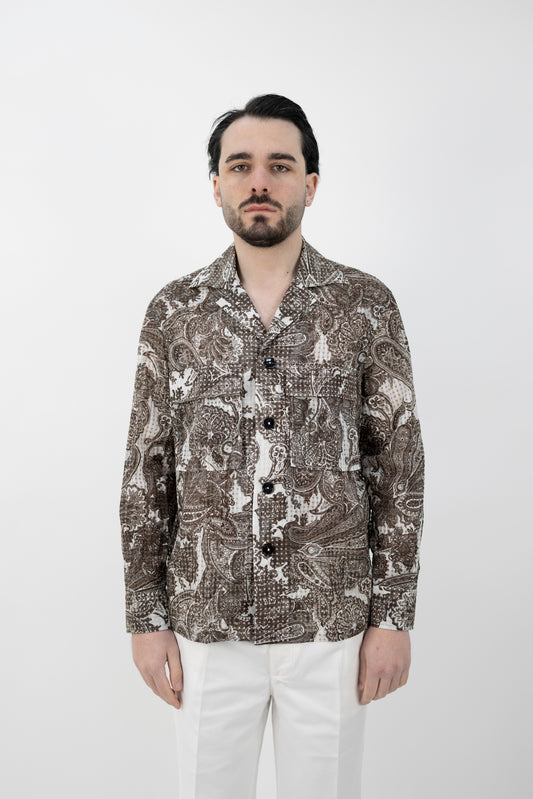GICCA CAMICIA FANTASIA PRINT PAISLEY 61011/2 6097 GABRIELE PASINI
