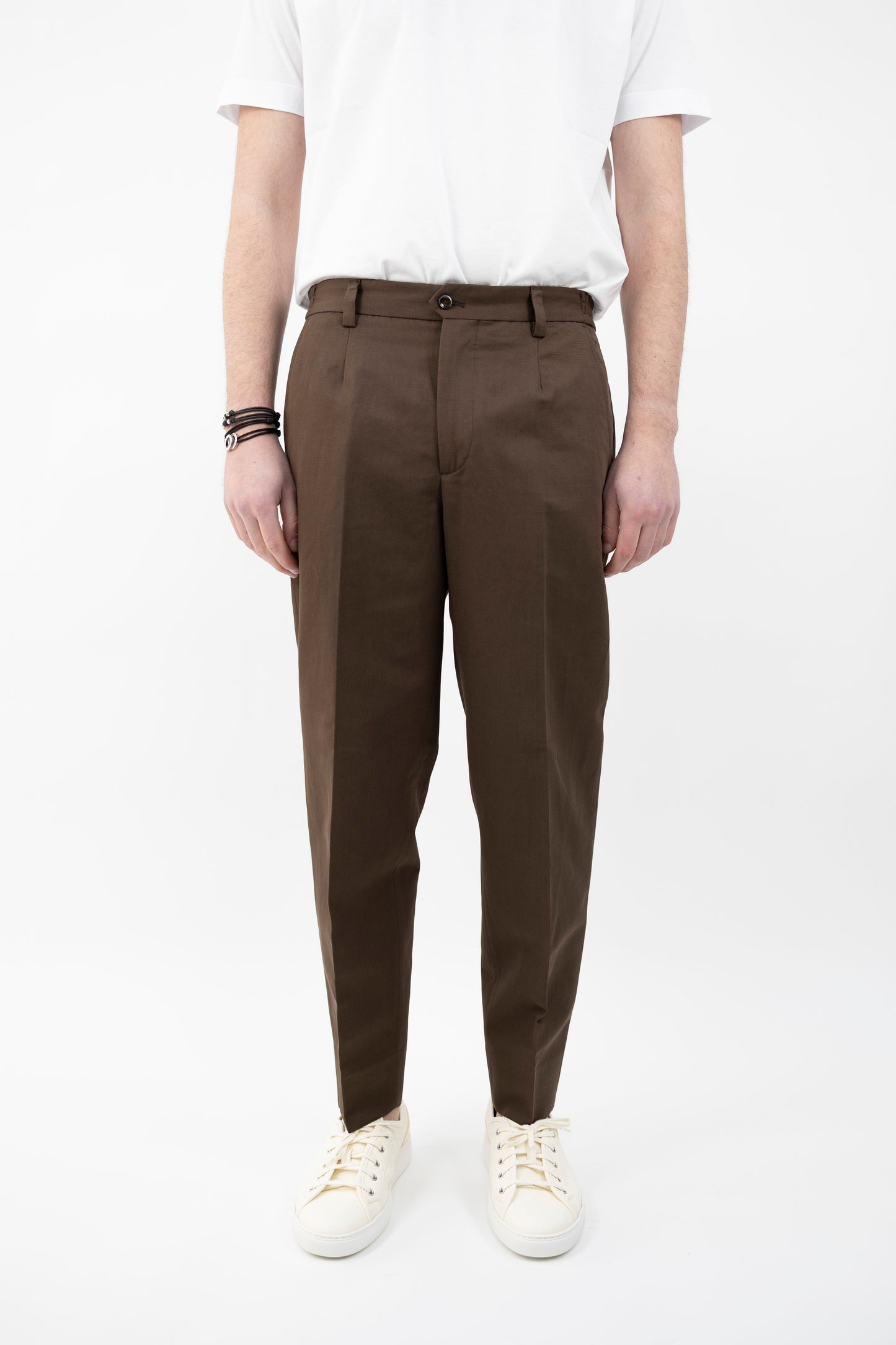 PANTALONE PORTOFINOSQD MORO 300050 046 Quattro decimi BY Briglia