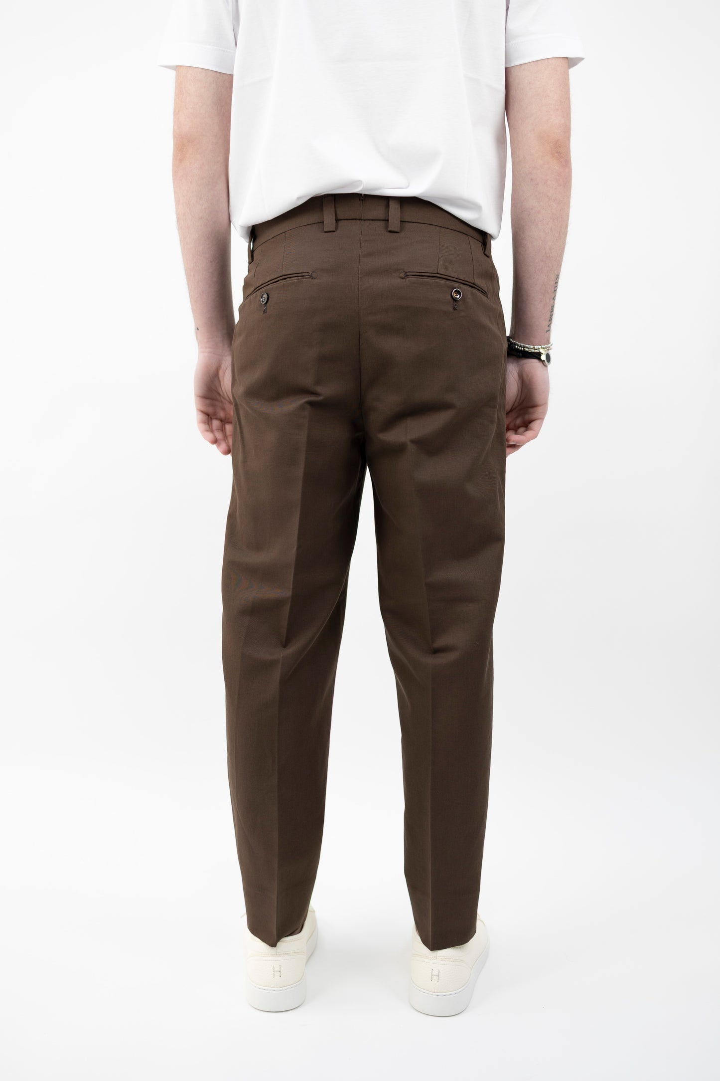 PANTALONE PORTOFINOSQD MORO 300050 046 Quattro decimi BY Briglia