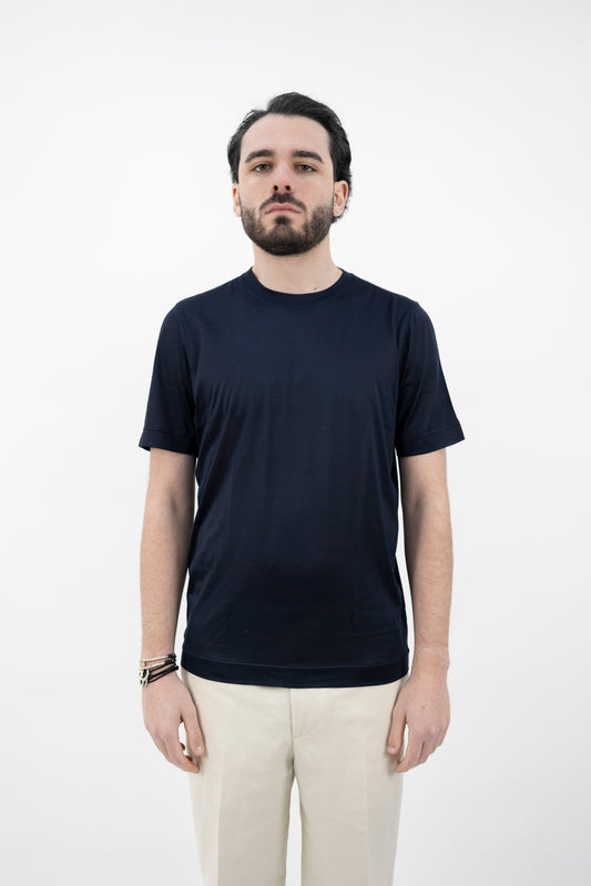 T-SHIRT SETA BLU 60121/78304/308 GRAN SASSO