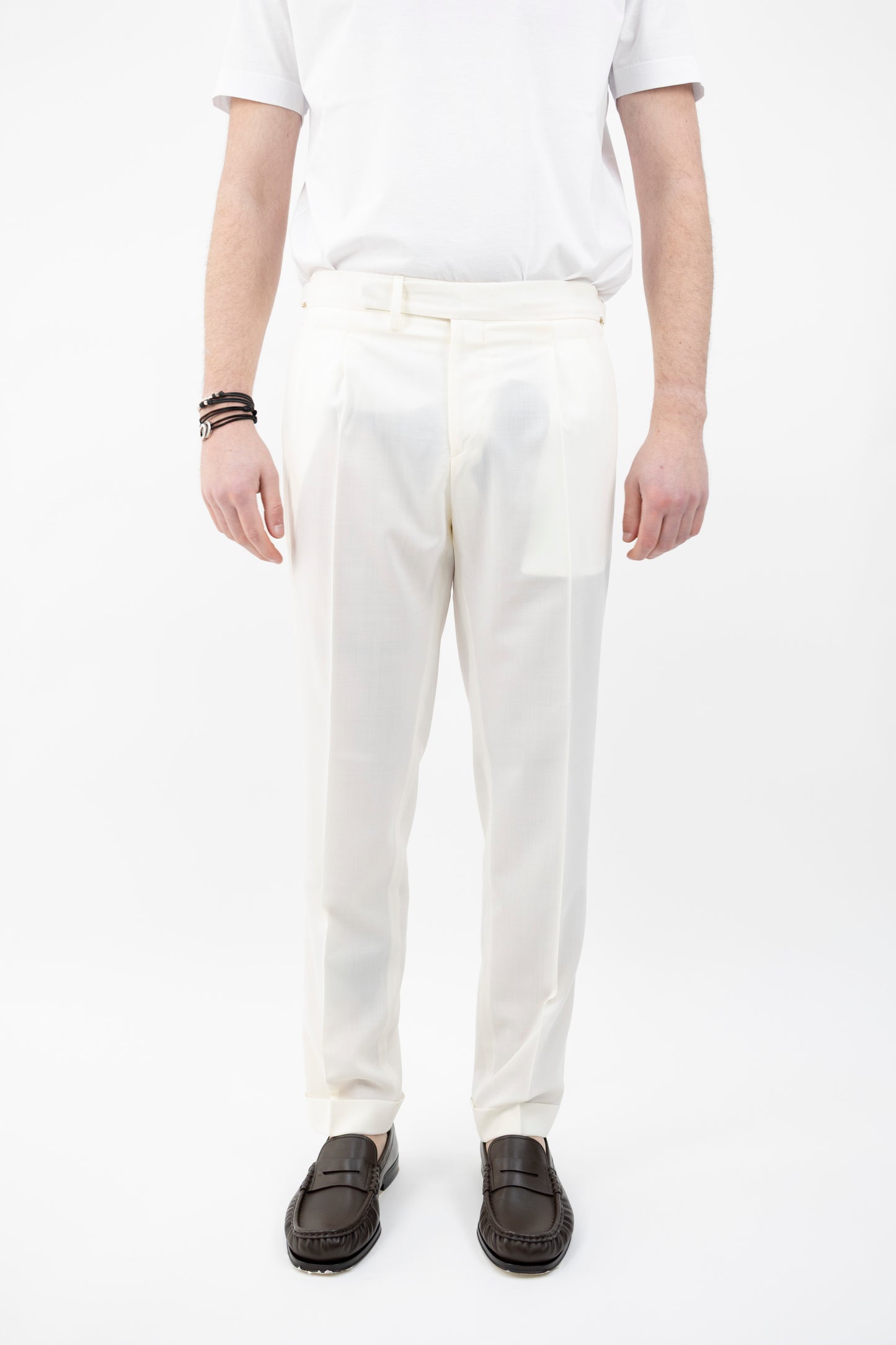 PANTALONE QUARTIERISQD LATTE 300082 120 Quattro decimi BY Briglia