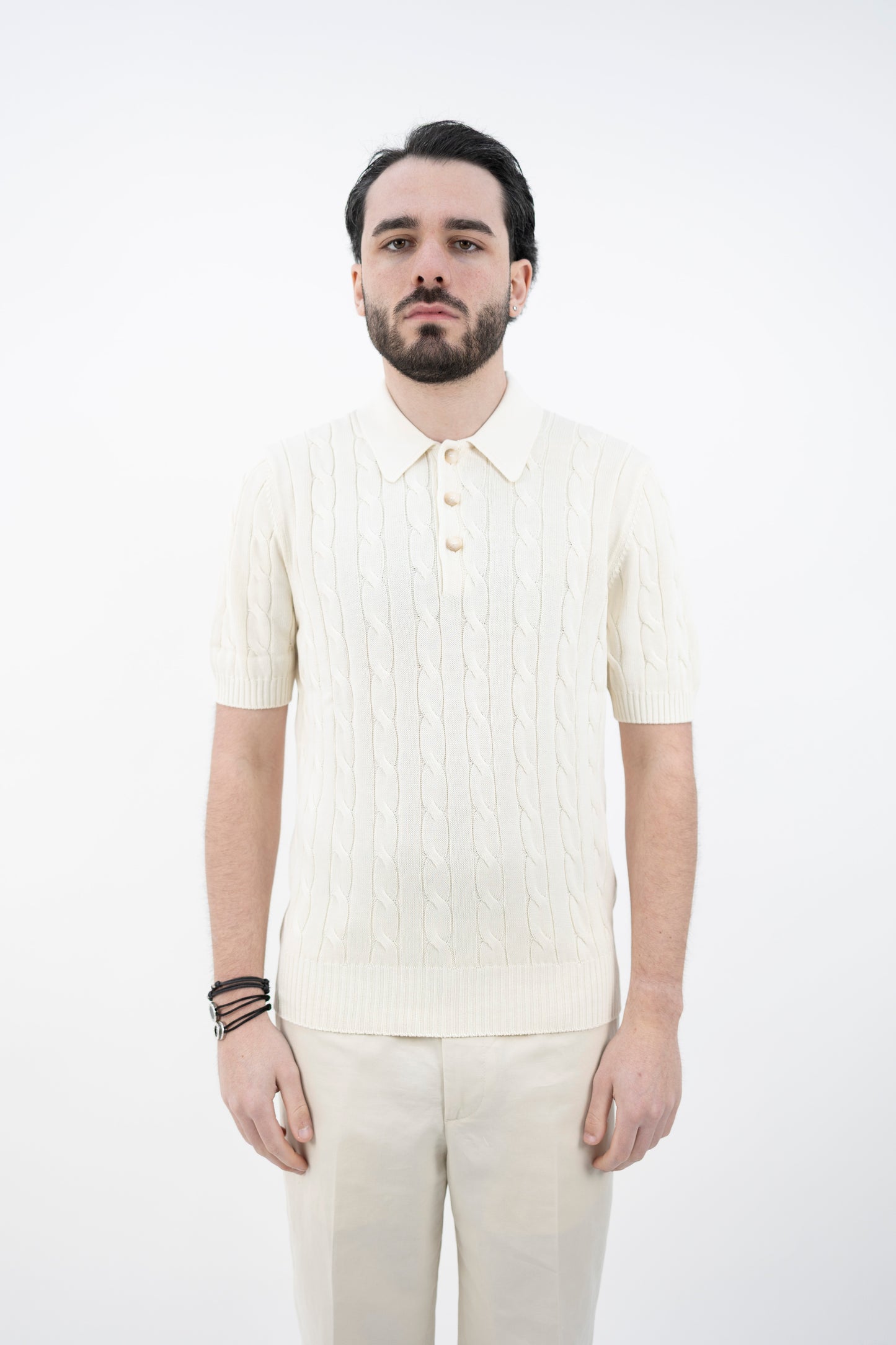 POLO TRECCIA PANNA 23179/18172/007 GRAN SASSO