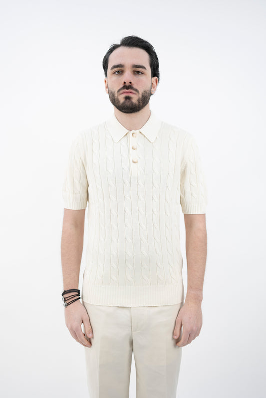 POLO TRECCIA PANNA 23179/18172/007 GRAN SASSO
