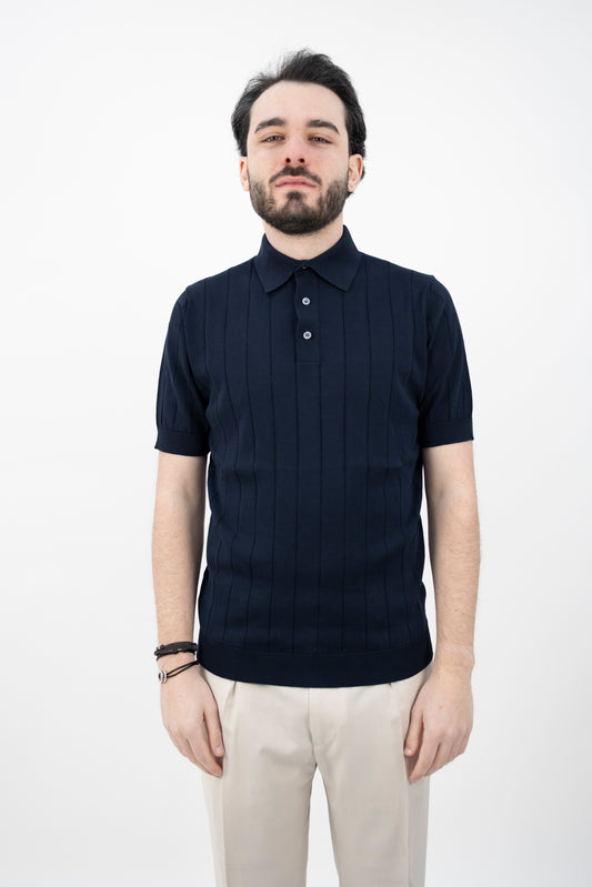 POLO A COSTE BLU NAVY PL1MC/CR14C 890 Filippo De Lurentiis