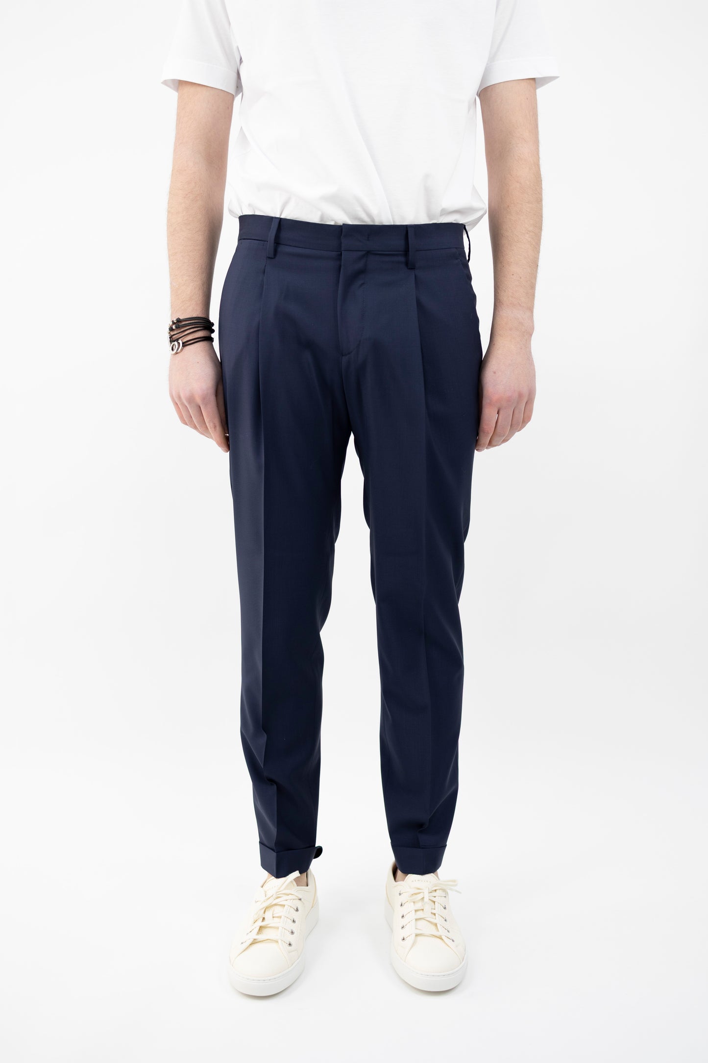 PANTALONE TIBERIOSQD BLU OLTREMARE 300108 091 Quattro decimi BY Briglia