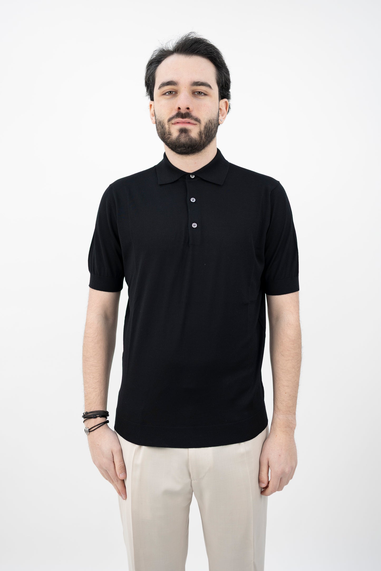 POLO LANA 180S NERA PL1MC 18021R 990 Filippo De Lurentiis