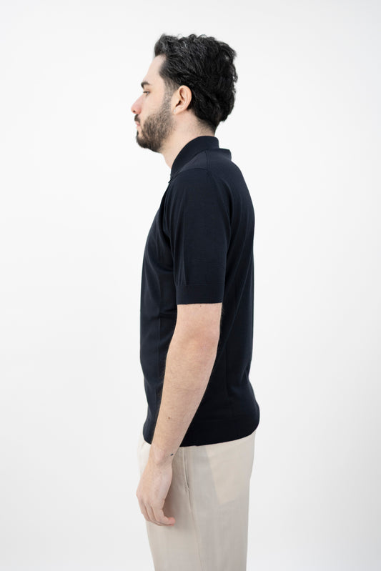 POLO LANA 180S BLU PL1MC 18021R 890 Filippo De Lurentiis
