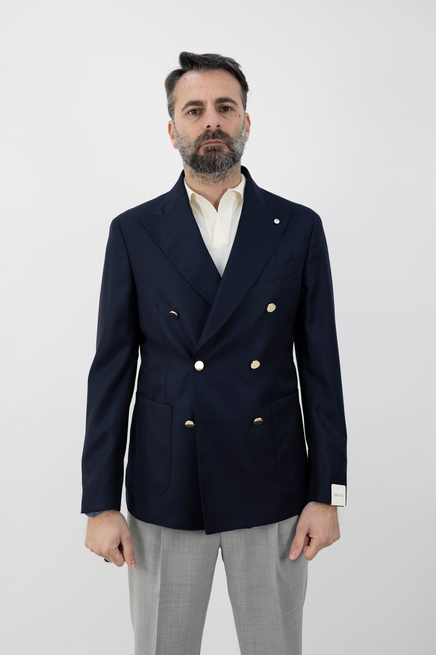 GIACCA DOPPIOPETTO TOM BLU NOTTE 215/3 2686 L.B.M.