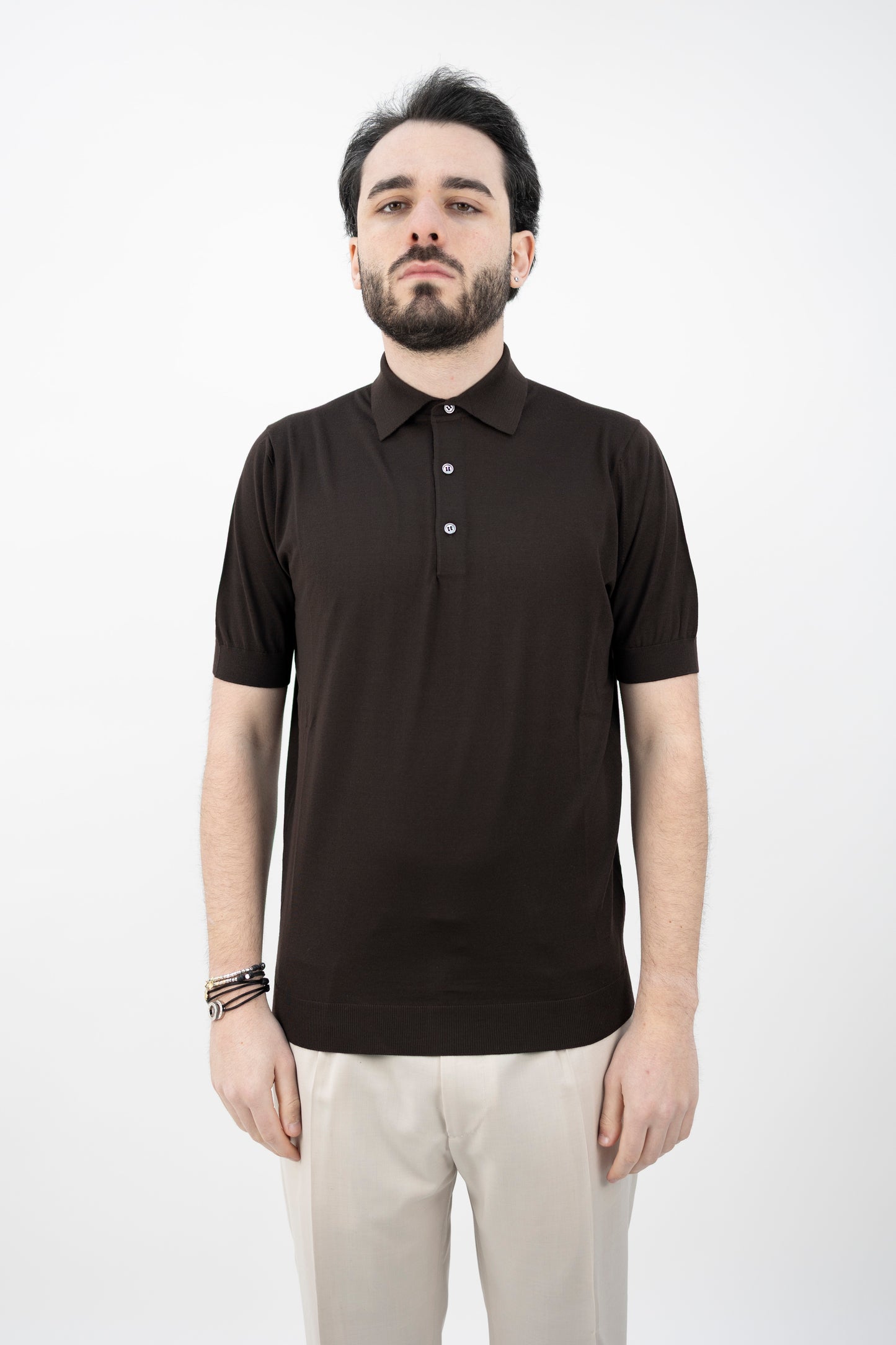 POLO LANA 180S MORO PL1MC 18021R 190 Filippo De Lurentiis