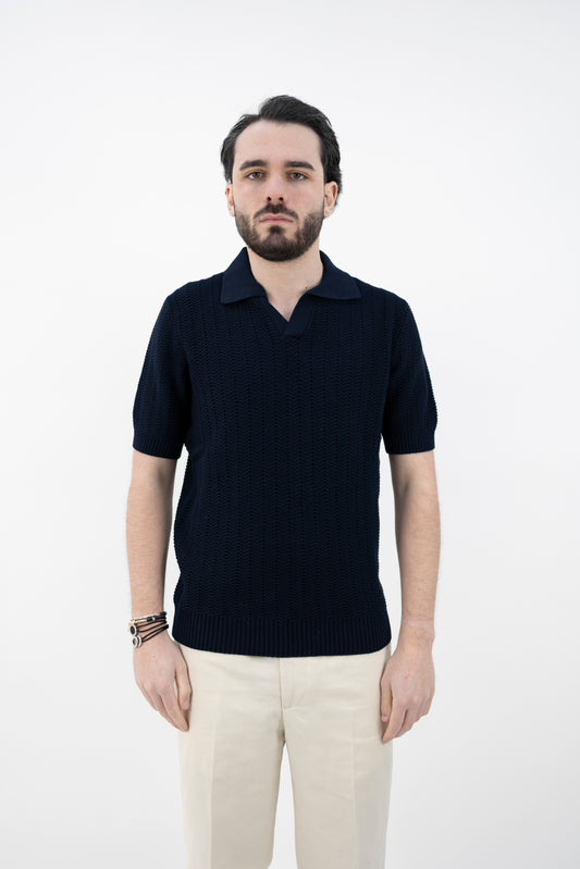 POLO SKIPPER BLU NAVY 23139/18068/598 GRAN SASSO