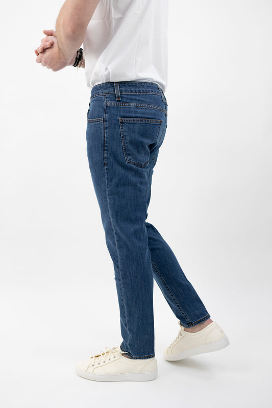 JEANS GIFU L.15 BLU MEDIO BONHEUR