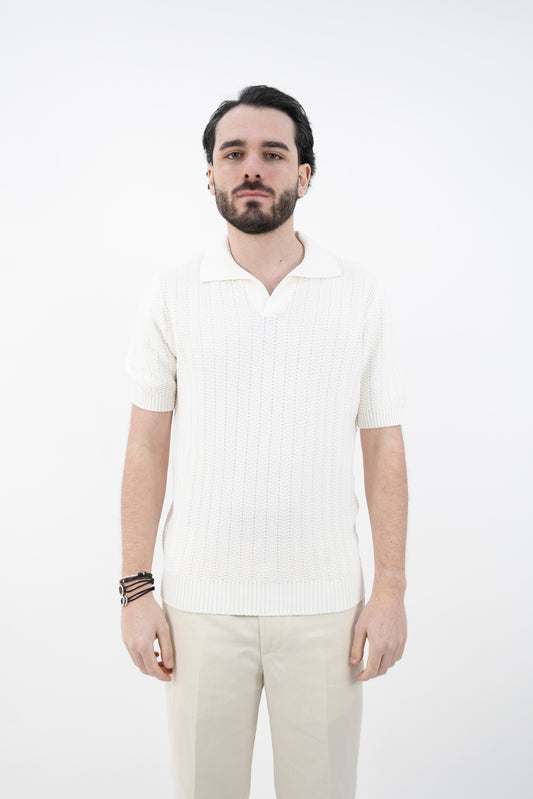 POLO SKIPPER BIANCA 23139/18068/005 GRAN SASSO