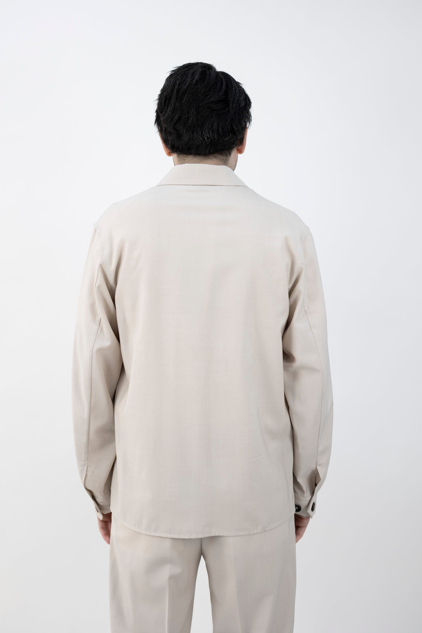 OVERSHIRT LANA ZIGNONE BEIGE LIBECCIO ZG1350 BERWICH