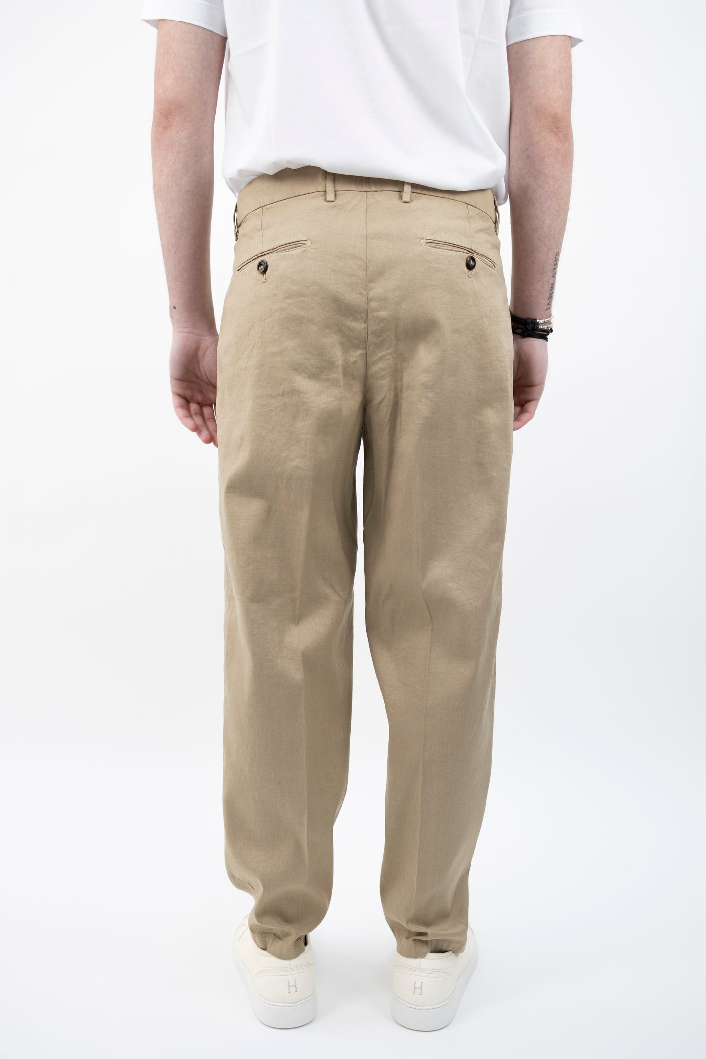 PANTALONE MANHATTANQD BEIGE 300044 043 Quattro decimi BY Briglia