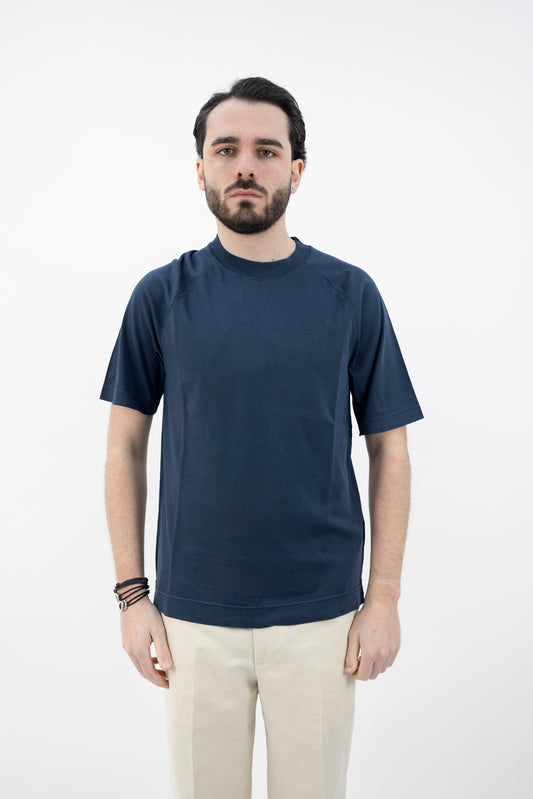 T-SHIRT BLU CN5219 447TO CIRCOLO 1901
