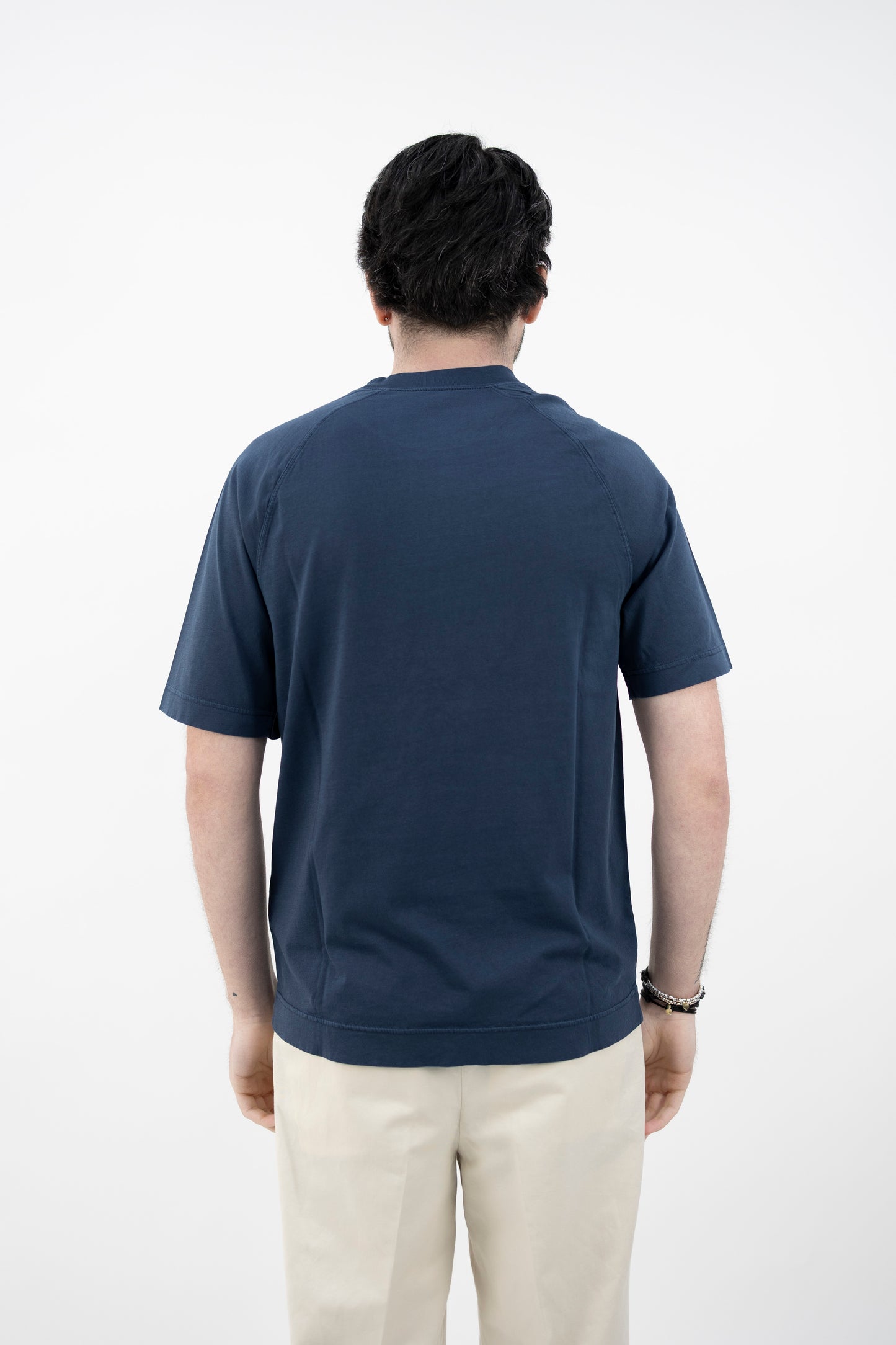 T-SHIRT BLU CN5219 447TO CIRCOLO 1901