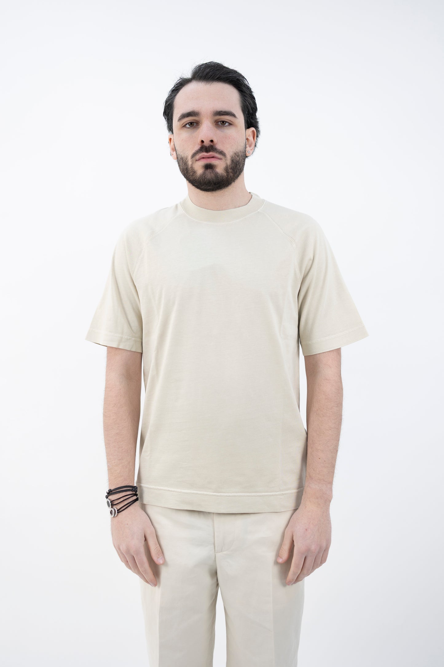 T-SHIRT BEIGE CN5219 1405T CIRCOLO 1901
