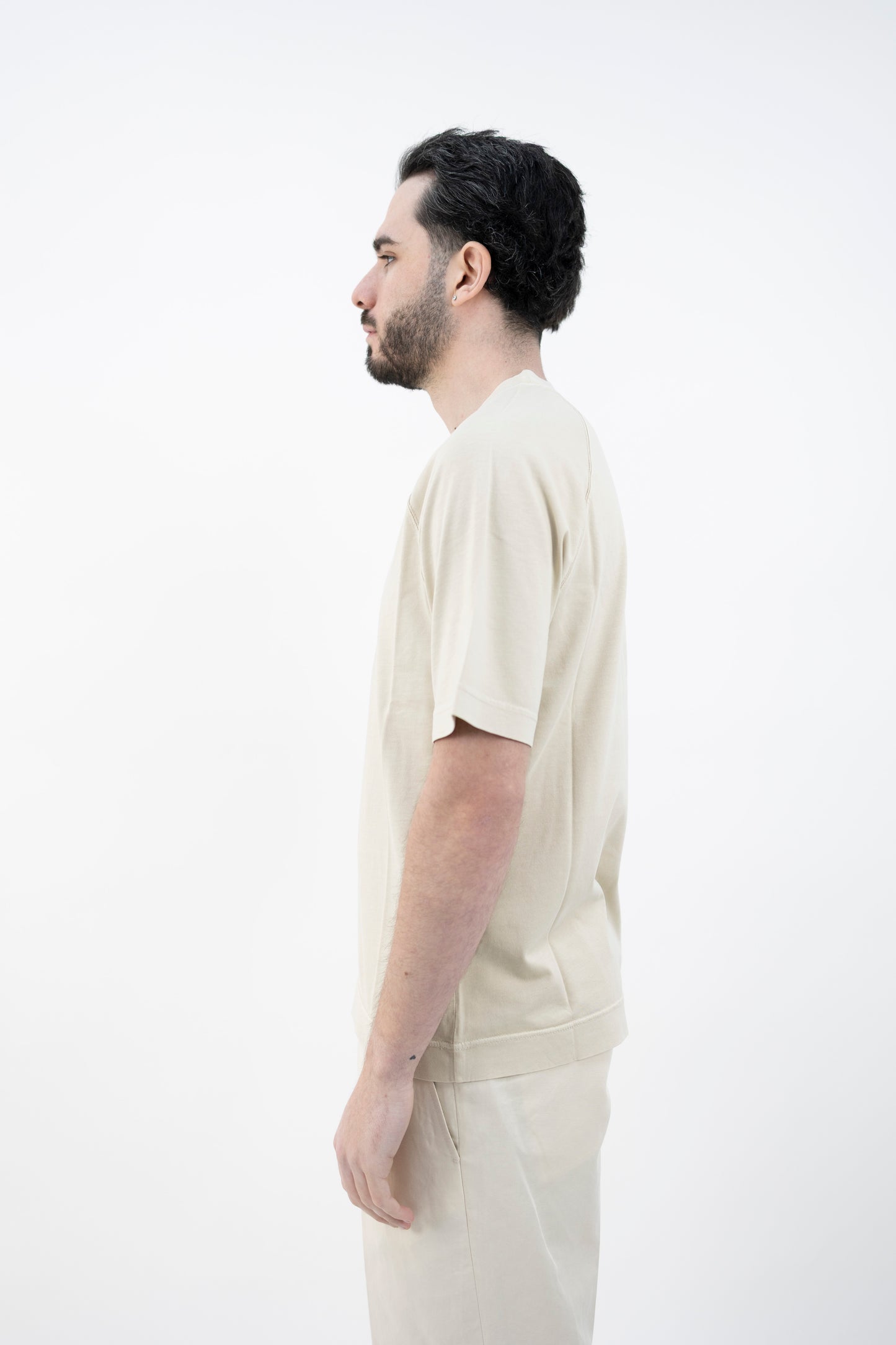 T-SHIRT BEIGE CN5219 1405T CIRCOLO 1901