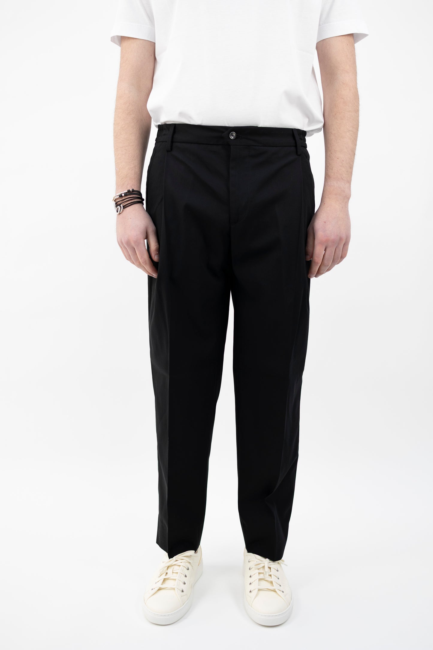PANTALONE MANHATTANSQD NERO 300114 010 Quattro decimi BY Briglia
