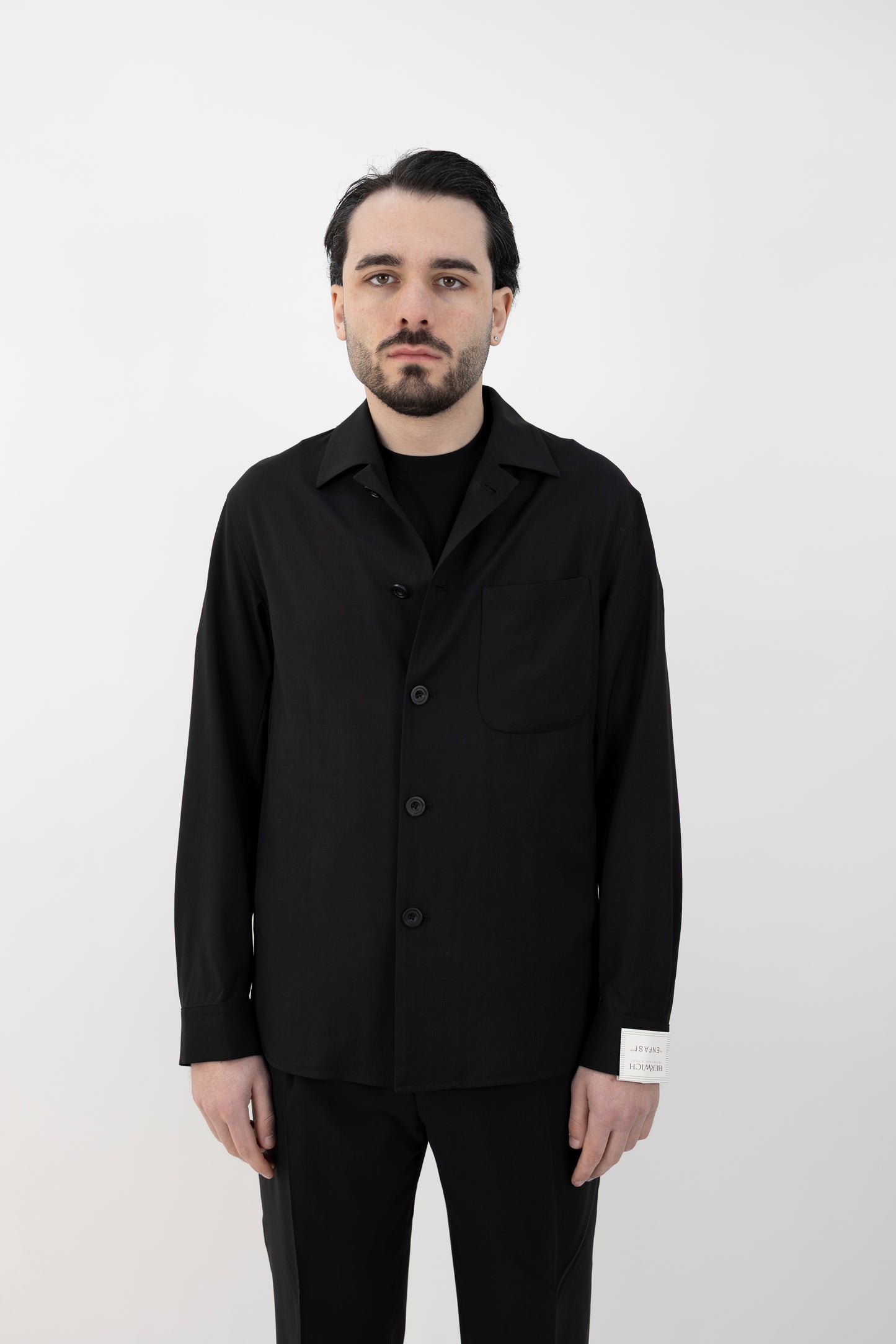 OVERSHIRT LIBECCIO ZIGNONE NERA ZG1350 BERWICH