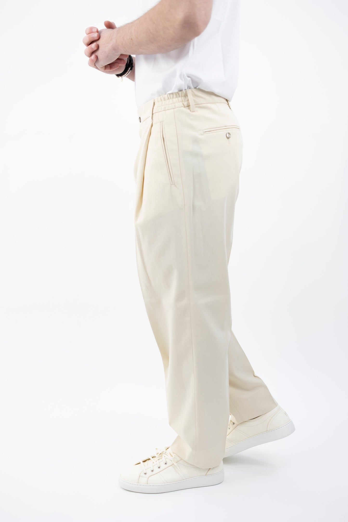 PANTALONE MANHATTANSQD SABBIA 300114 023 Quattro decimi BY Briglia