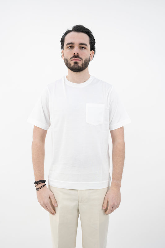 T-SHIRT TASCHINO BIANCA CN5209 LATLA CIRCOLO 1901