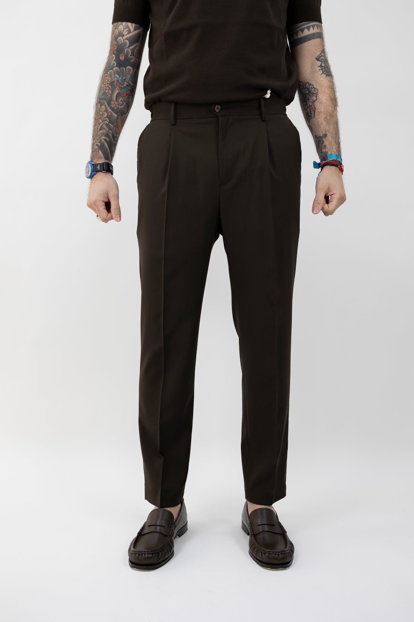 PANTALONE WILSON MARRONE 64214/5 8194 L.B.M.