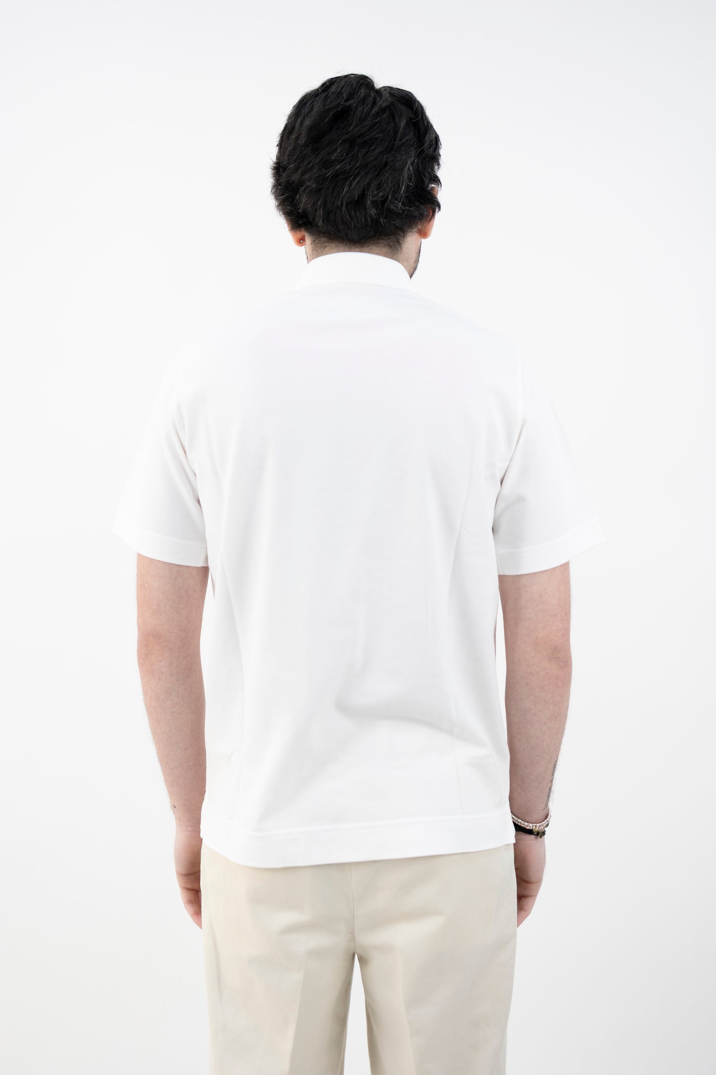 POLO PIQUET BIANCA CN5207 000 CIRCOLO 1901