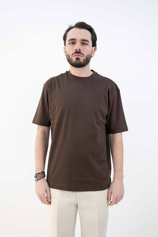 T-SHIRT COTONE INTERLOK MORO DC1-55201 290 Della Ciana