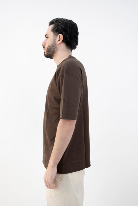T-SHIRT COTONE INTERLOK MORO DC1-55201 290 Della Ciana
