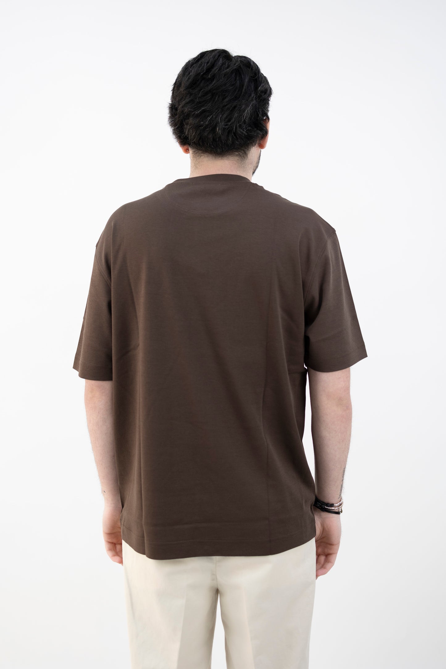 T-SHIRT COTONE INTERLOK MORO DC1-55201 290 Della Ciana