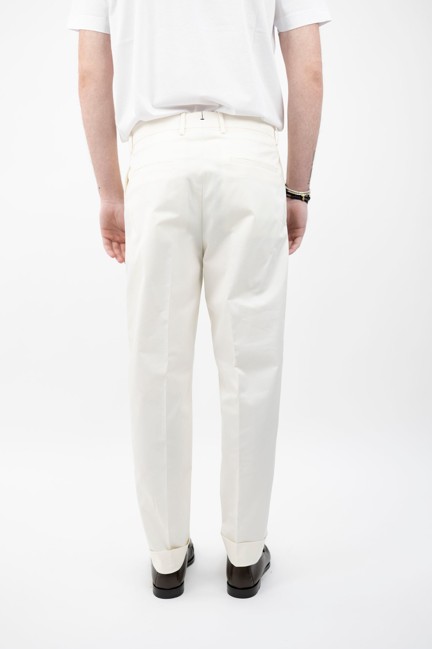 PANTALONE CHIAIA BIANCO COTTON STRETCH CK1790X BERWICH