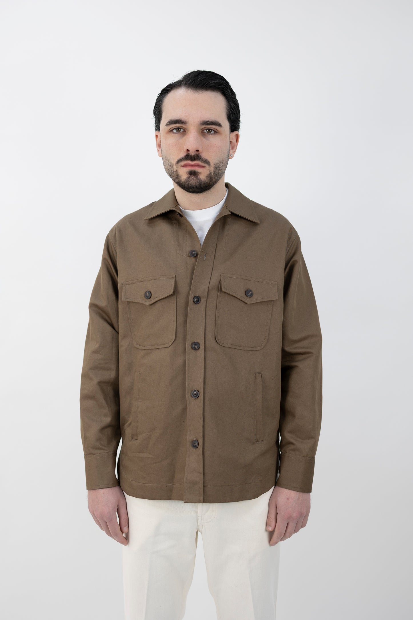 GIACCA CAMICIA TABACCO SRZXN9M UR1 Tintoria Mattei 954