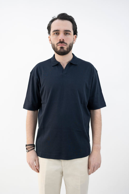 POLO SKIPPER BLU NAVY DC1-55203 590 Della Ciana