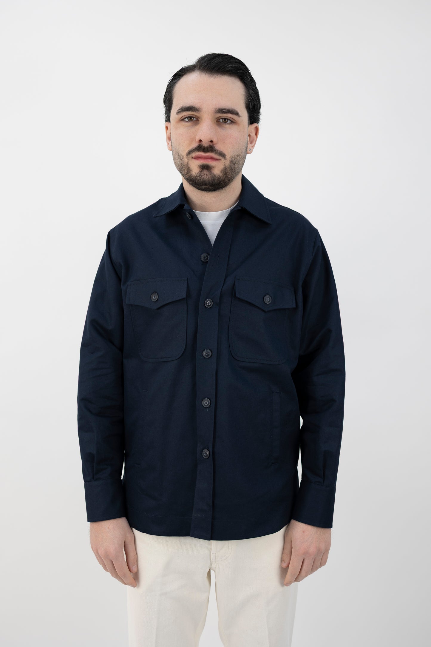 GIACCA CAMICIA BLU SRZXN9M UE1  Tintoria Mattei 954