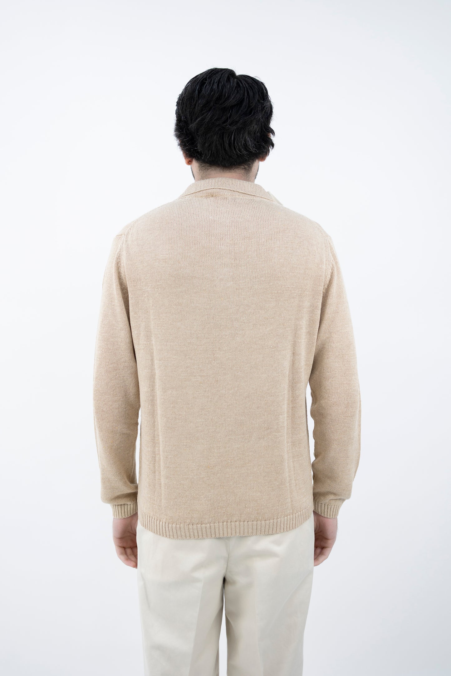 POLO LINO&COTONE SABBIA DF3082 36 DANIELE FIESOLI