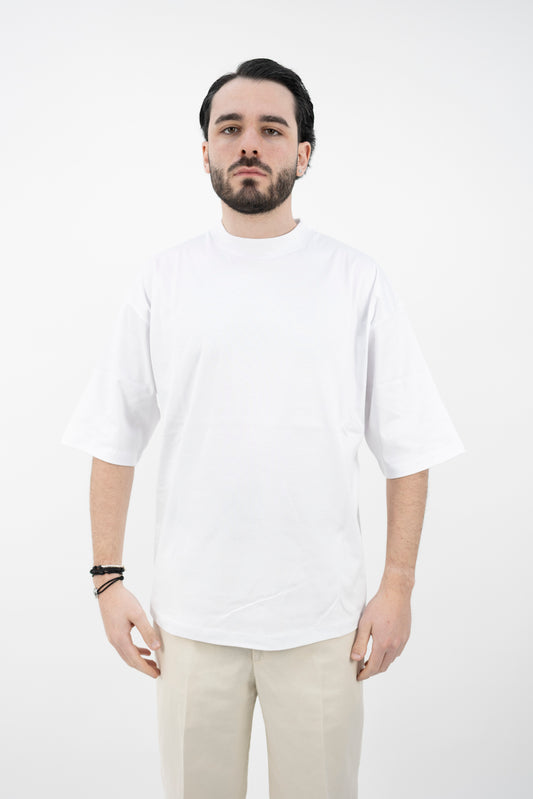 T-SHIRT OVER BIANCA DF0700 01 DANIELE FIESOLI
