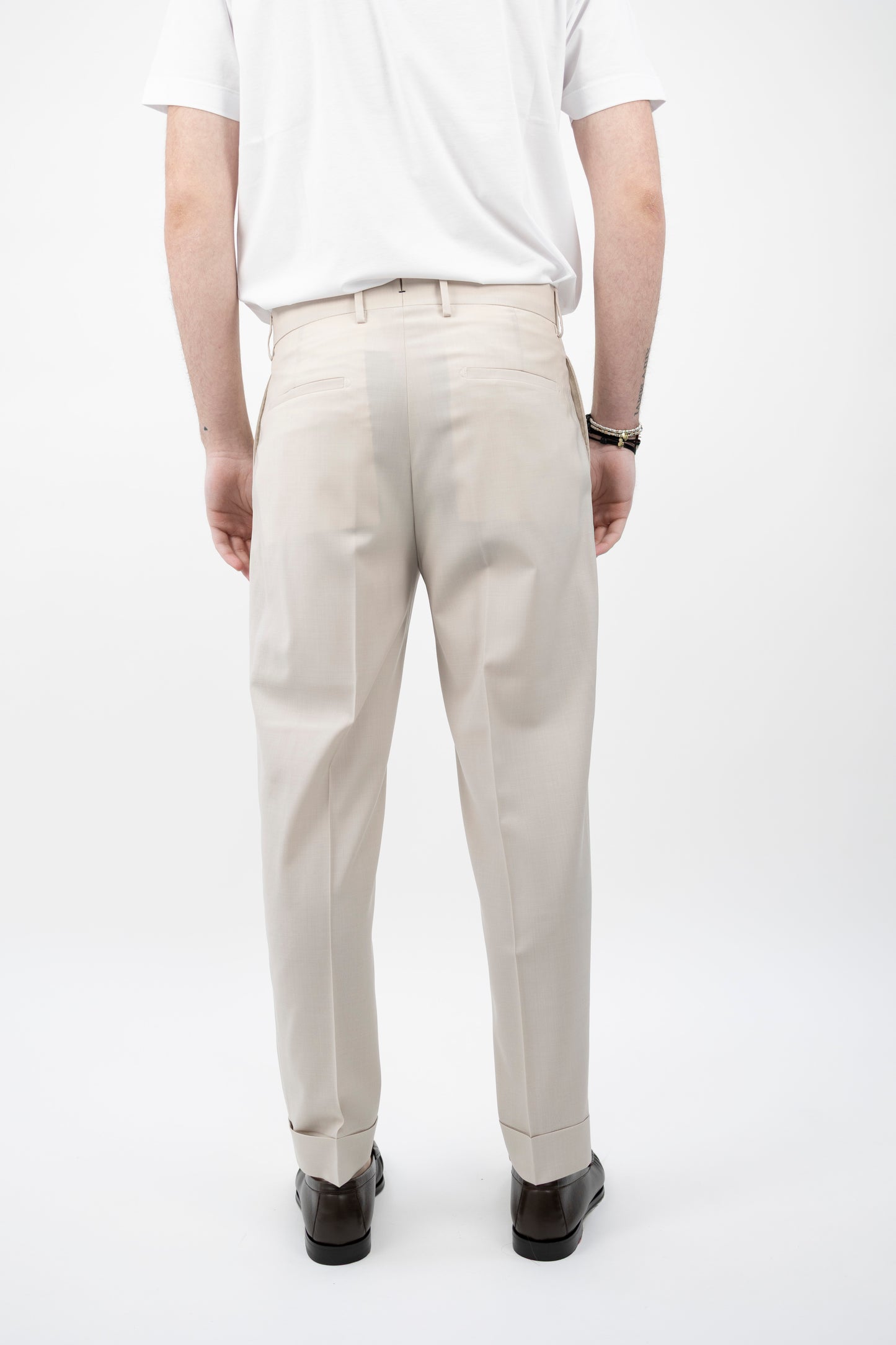 PANTALONE CHIAIA LANA ZINGNONE BEIGE ZG1350 BERWICH