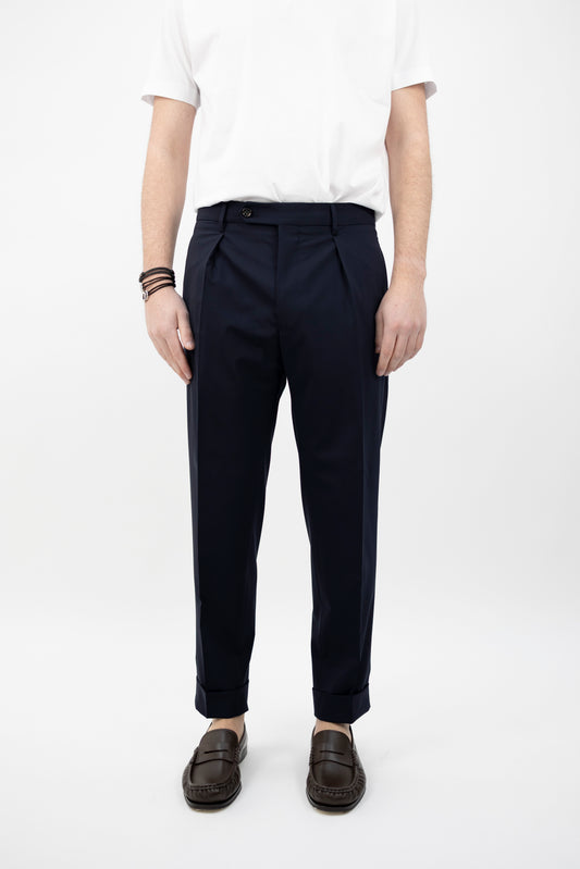 PANTALONE CHIAIA BLUE WOLLSTRETCH FA1755X BLUE BERWICH