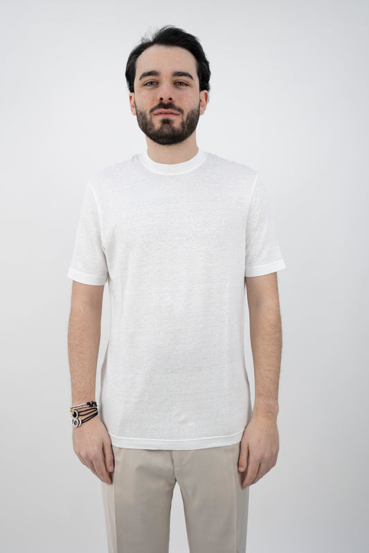 T-SHIRT LINO BIANCA TSMC JERLIN U001  Filippo De Lurentiis