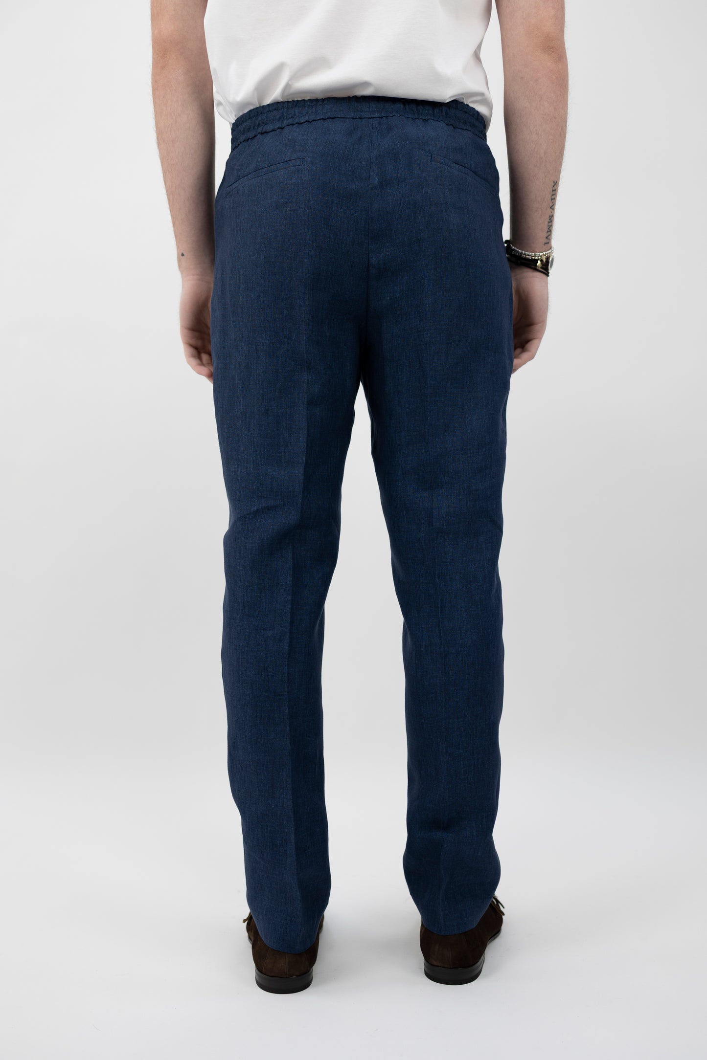 PANTALONE WIMBLEDONSQD BLU LINO 300118 011 Quattro decimi BY Briglia
