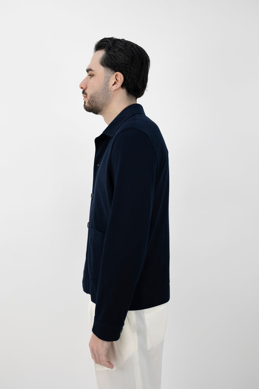 SHIRT JACKET BLU CN5179 447 CIRCOLO 1901