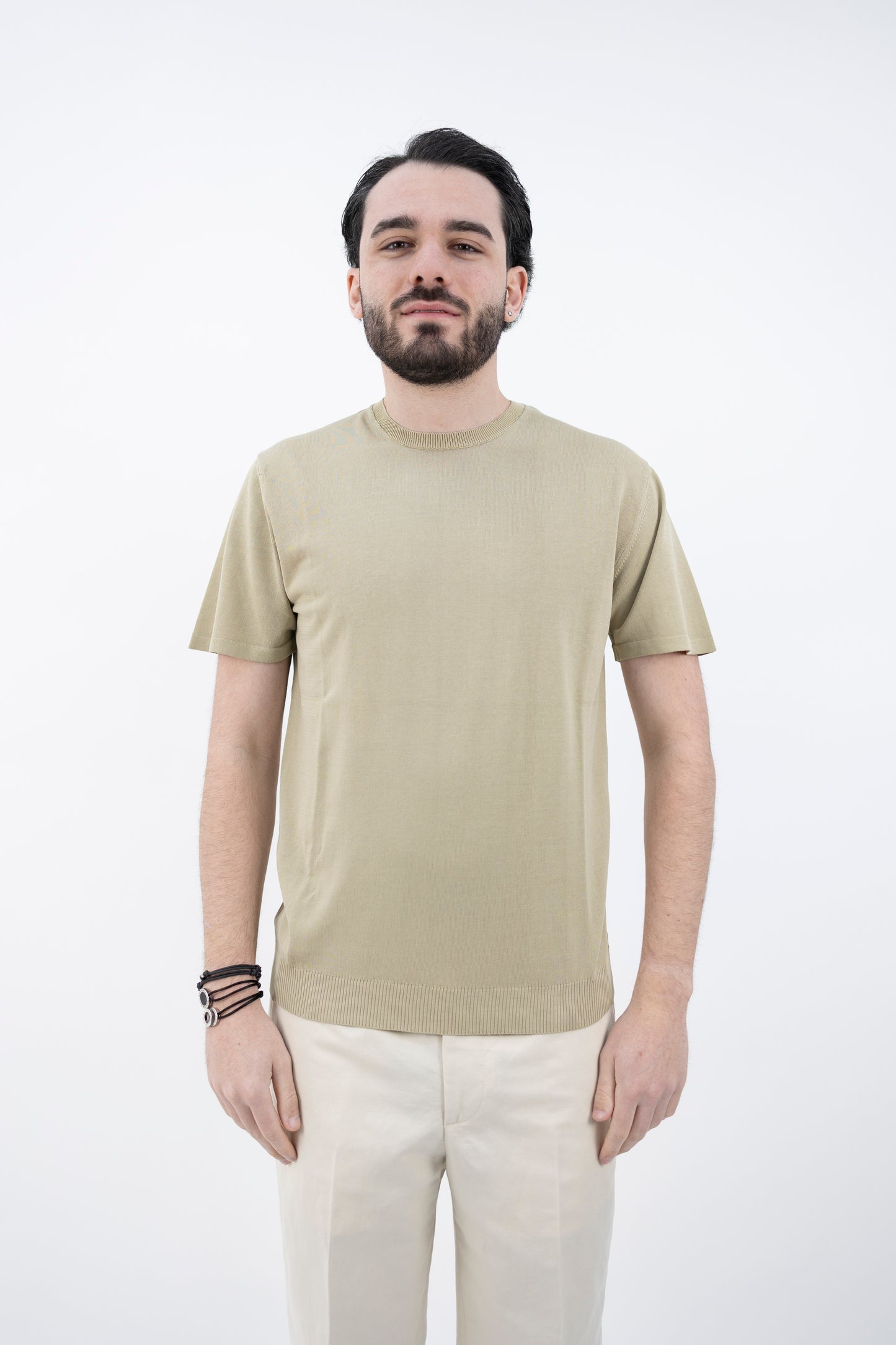 T-SHIRT DRY COTTON BEIGE DF0307 36 DANIELE FIESOLI
