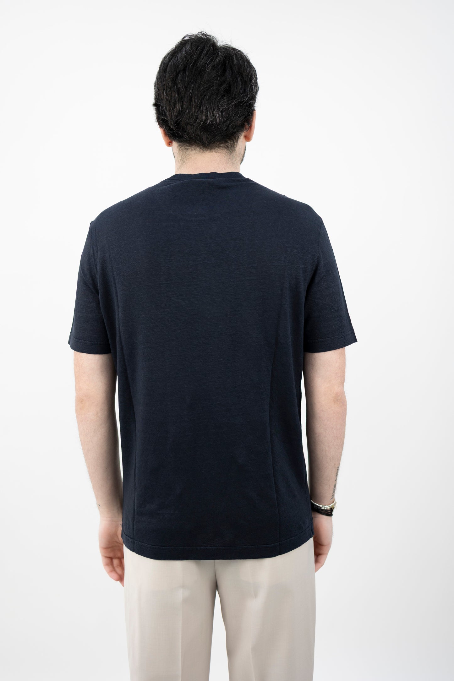 T-SHIRT LINO BLU NAVY TSMC JERLIN U890 Filippo De Lurentiis