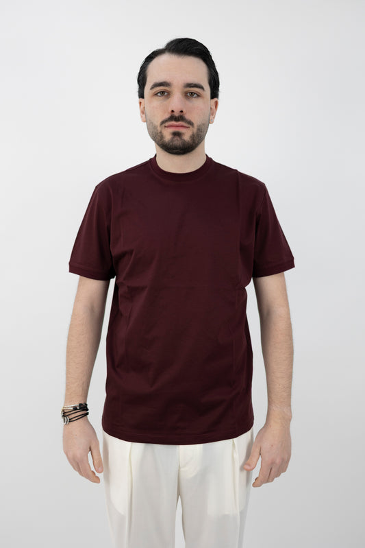 T-SHIRT JERSEY BORDEAUX 261PT1001 BORDEAUX Pietra Salata