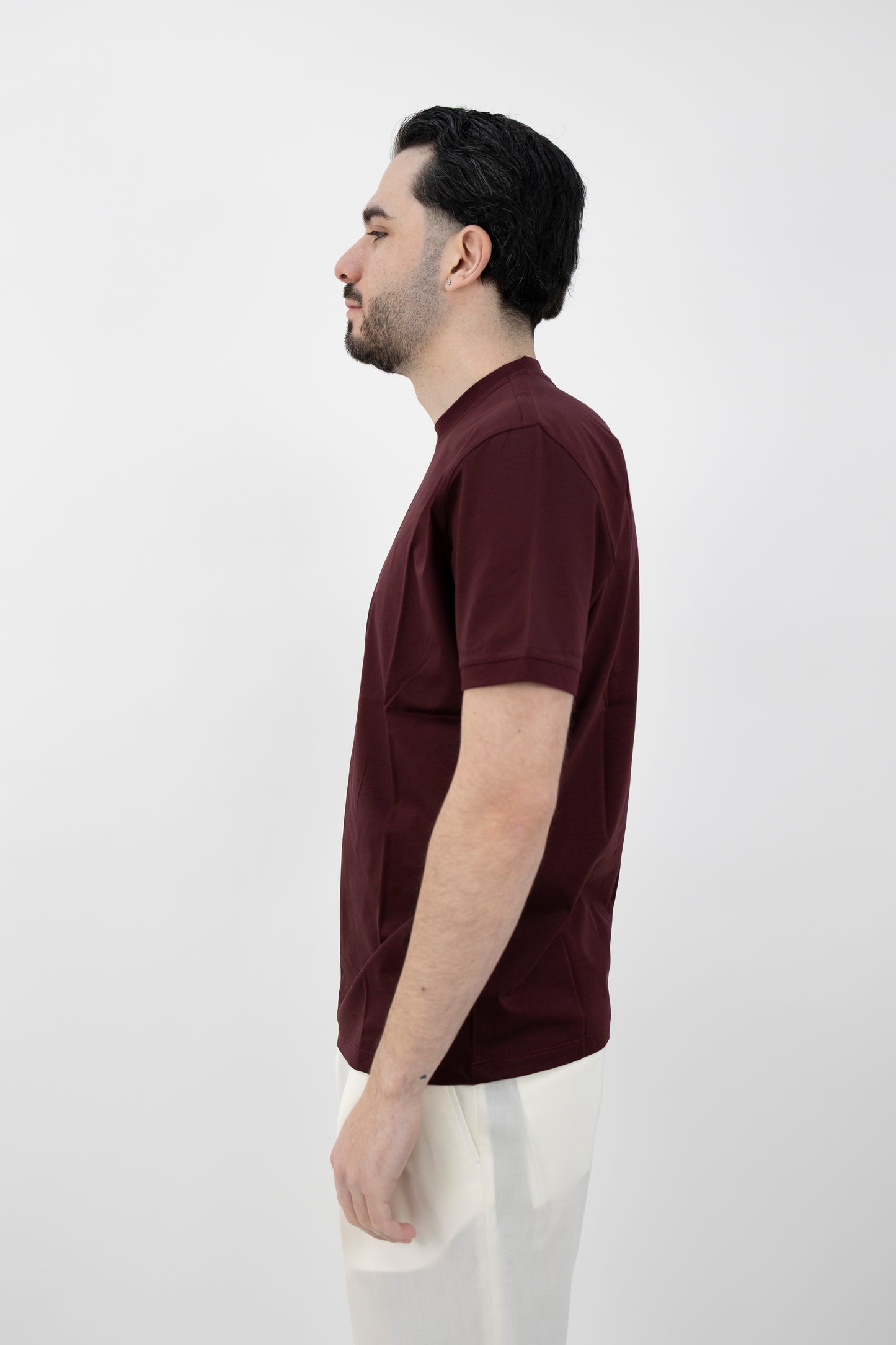 T-SHIRT JERSEY BORDEAUX 261PT1001 BORDEAUX Pietra Salata