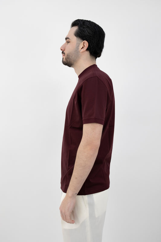 T-SHIRT JERSEY BORDEAUX 261PT1001 BORDEAUX Pietra Salata