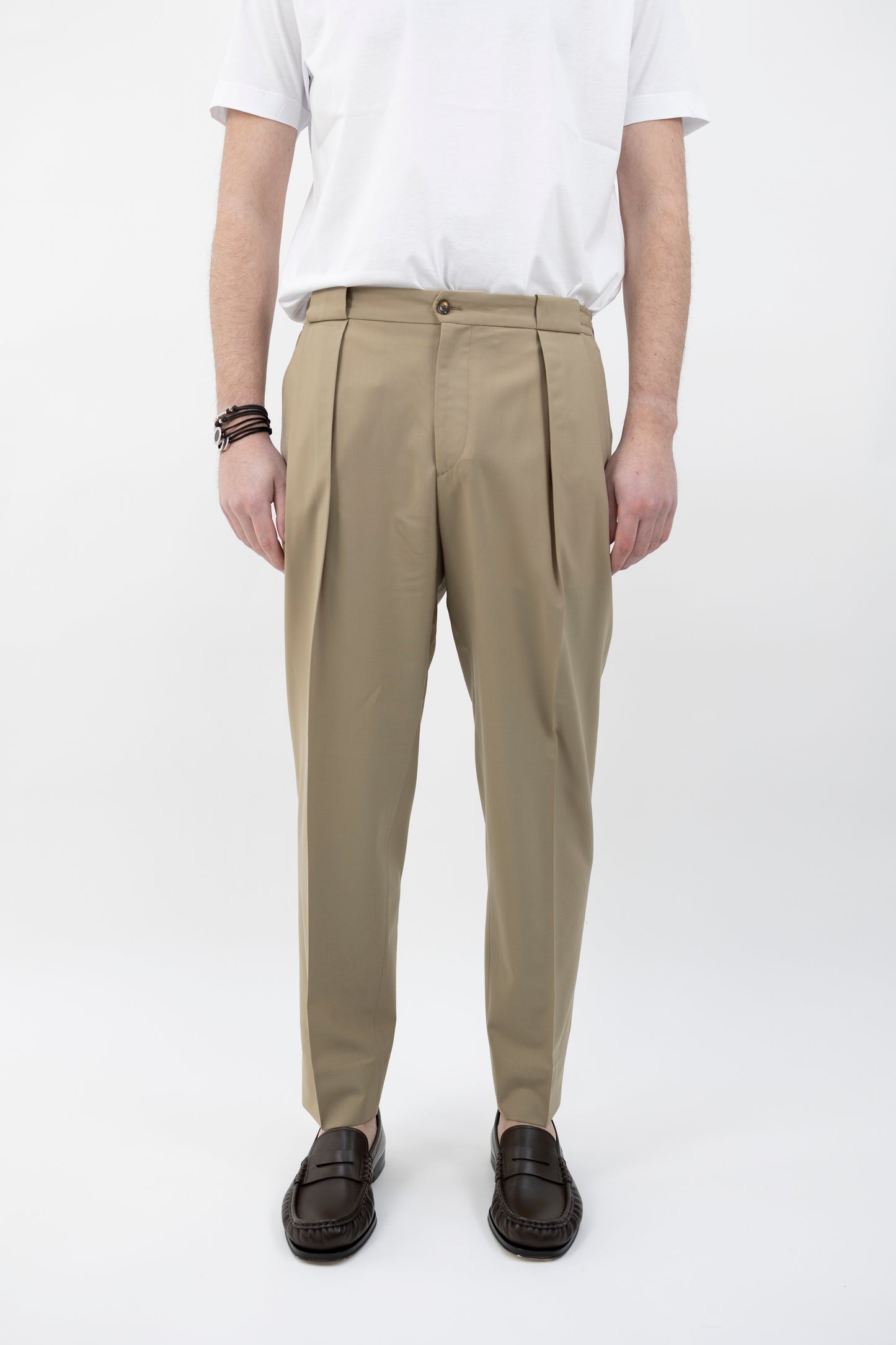PANTALONE PORTOBELLOSQD BEIGE 300082 153 Quattro decimi BY Briglia