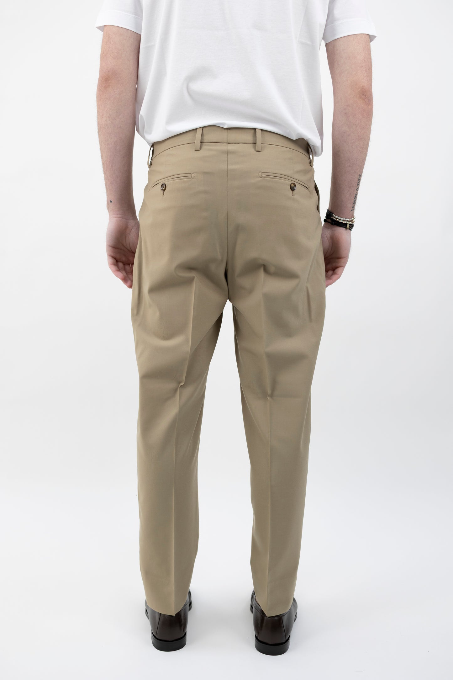 PANTALONE PORTOBELLOSQD BEIGE 300082 153 Quattro decimi BY Briglia