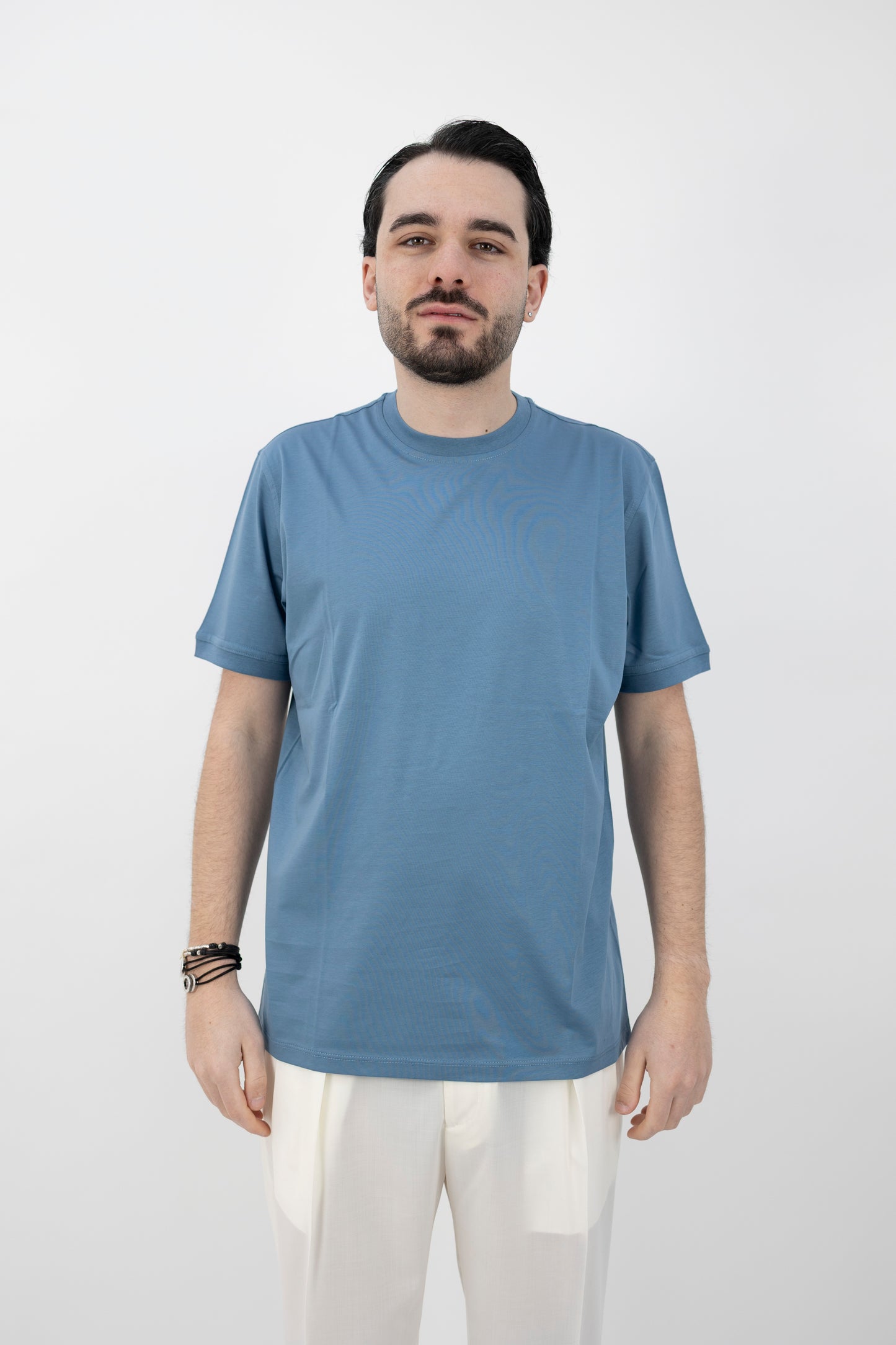 T-SHIRT JERSEY AVIO 261PT1001 BLU AVION Pietra Salata